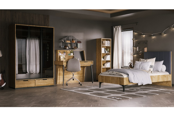 Kolezyum Reflective Door Wardrobe