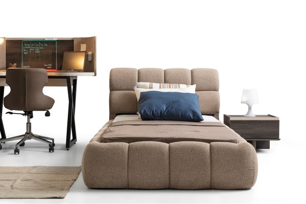 Focus Bed with Storage & Headboard