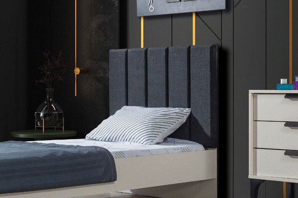 Kolezyum Ay Headboard Storage  Bed