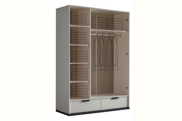 Kolezyum Ay Moon Single Door Reflective Cabinet