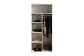 Halikarnas 2-Door Wardrobe with Hanging Rail (Without Mirror Doors)